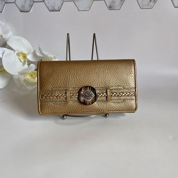 Elegant Brighton Deep Gold Women's Clutch Wallet - Picture 1 of 12